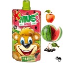 KUBUŚ MUSSE 100% OVOCIE bez pridaného cukru JABLKO VODOVÝ MELÓN ARONIA 100g vrecúško