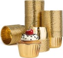 Zlaté košíčky na muffiny na pečenie, 10 ks, silné