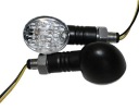 Pravé zadné smerové svetlo, 11 LED, oválne M10 ABS