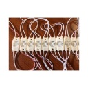 LED modul 36x18x7mm 12V 1,44W 130 lm neutrálna biela 6500K IP65 12VDC