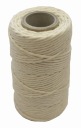 Bavlnené mäsové nite, BIELE, 100g, šnúrka