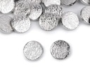 KOVOVÝ GOMBÍK 18 mm STRIEBORNÝ