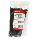 Čierna sťahovacia páska 2,5 mm x 150 mm UVC - 100 ks