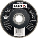 Koleso s plochou klapkou 125mm p80 YT-83274 YATO
