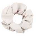 Do vlasov elastické scrunchies scrunchies eko koža biela hrubá kožená scrunchies