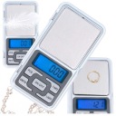 Elektronická presná LCD váha na šperky, vrecková mini, 500/001g