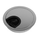 KÁBLOVÝ VSTUP, okrúhly 60 mm KOV KD-60/MAT CHROME AMIX