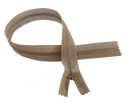 Skrytý zips 40 cm so zipsom SVETLOHNEDÁ BÉŽOVÁ