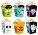 Halloween Monsters krabičky na pukance 10x7,5cm 6ks.