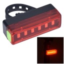 ZADNÁ BICYKLE LAMPA USB LED OSVETLENIE NA BICYKEL