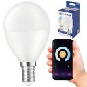 WiFi LED žiarovka E14 5W CCT Smart Dimmable TUYA