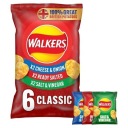Walkers Chips Mix príchutí 6x25g
