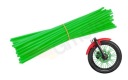 Kryty lúčov MX Spoke, zelené, 36 ks
