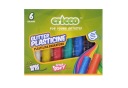 CRICCO trblietavá plastelína, 6 farieb s trblietkami