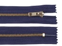 Kovový zips 16 cm na rifle, kabelky / NÁMORNÍCKA MODRÁ