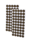 Plsťové podložky, priemer 22 mm, 100 kusov, plsť na nábytok