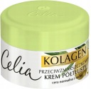 Polotučný hydratačný krém Celia Kolagen Oliwka