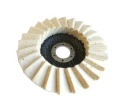 Vejárový filcový brúsny kotúč 115mm leštiaci plsť
