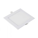 DOWNLIGHT biele 18W štvorcové stropné svietidlo, zápustné