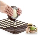 Silikónová forma na sušienky, COOKIES, makrónky, 30 ks