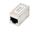 Priechodný adaptér RJ45/RJ45 1:1 tienená kategória 6A