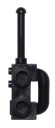 LEGO Black Walkie Talkie/Rádio (3962b/396226/OLD)