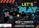 Zošit z farebných samolepiacich papierov B4 8 strán