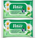 Velvet Vlhčený toaletný papier Harmanček 48 ks x2