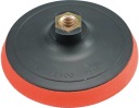 GUMOVÝ DISKOVÝ KOTÚČ SO SUCHÝM zipsom NA UHLOVÚ BRÚSKU 125MM