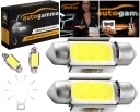 C5W LED žiarovka 31mm 5w Stabilizátor Canbus COB trubica, sada 2 ks.