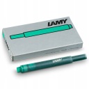 Atramentové kazety 5 ks. Lamy T10 zelená