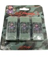 ED HARDY Designer ERASERS 3 KS