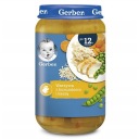 GERBER Večera zeleninová s kuracím mäsom a krúpami 250 g