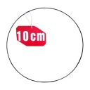 Prsteň lapač snov ČIERNA 10 cm