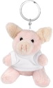 Maskot Keychain Fanny Pig v tričku - 8cm