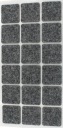 Samolepiace plsti STAROSTLIVOSŤ O PODLAHU 30 x 30 mm ŠEDÁ