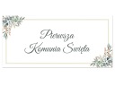 Veľký plagát na prijímanie 70x33cm Prvé sväté prijímanie