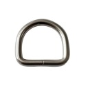 Polkruh 22mm x 20mm x 5mm Kov Matný nikel 5 ks