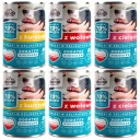 FRENDI Konzervované mokré krmivo pre psov, mix príchutí, 6 x 400g