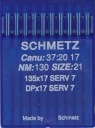 Šijacie ihly 135x17 130 SERV 7 Schmetz 10 ks