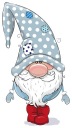 NÁLEPKA NA OKNO Trpaslík Gnome gnome