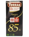 Tmavá čokoláda 85% bez cukru Keto bez lepku