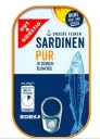Sardinka bez kože a kostí v slnečnicovom oleji 125 g DE