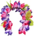 Havajská čelenka HAWAII Flowers Purple