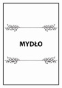 Nálepky na fľaše, kozmetiku, Mydlo, Biele 1 ks