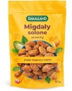 Pražené mandle, jemne solené Bakallandské orechy 90g mandle PRÉMIOVÁ KVALITA