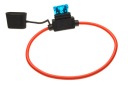 Hermetická zásuvka s autopoistkou MIDI 15A + 3mm kábel