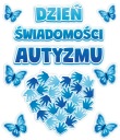 Letáková dekorácia - AUTIZMUS - Deň povedomia o autizme (60x65cm)