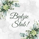 SVADOBNÉ OZNÁMENIE Mramorová zelená 10 kusov