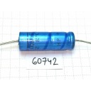 Elektrolytový kondenzátor 100uF 63V 10x30 axiálny x2
